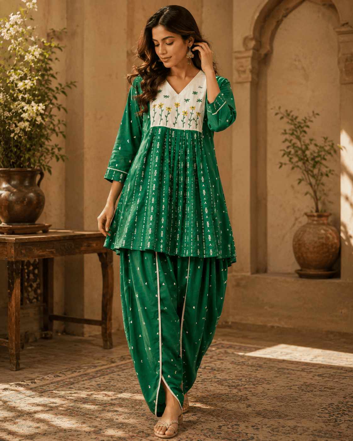 Emerald Kurti Set - 1