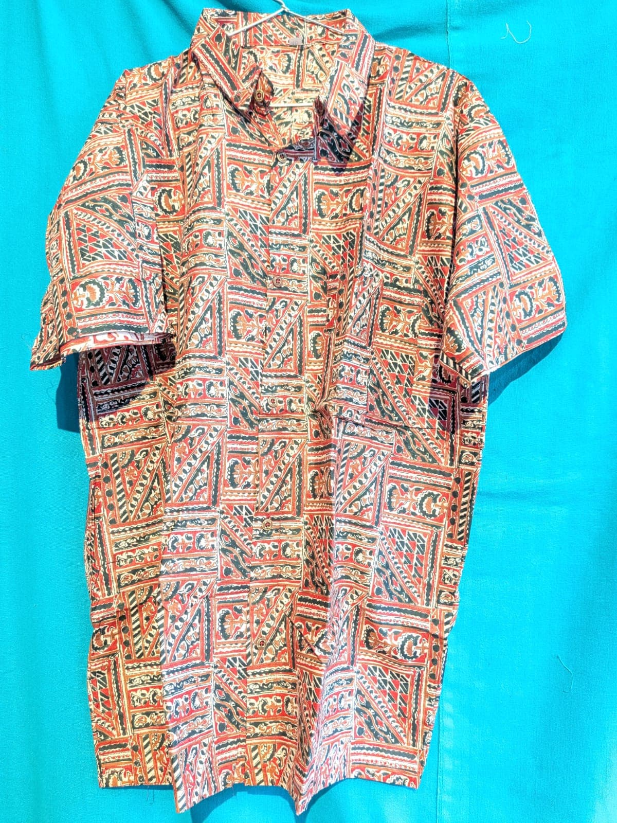 Terracotta Santiniketan Half Shirt - 2